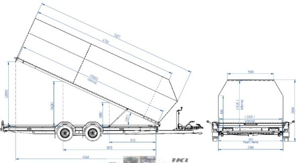 AP3500-DRB Autotraileri alumiinikuomulla - Image 14